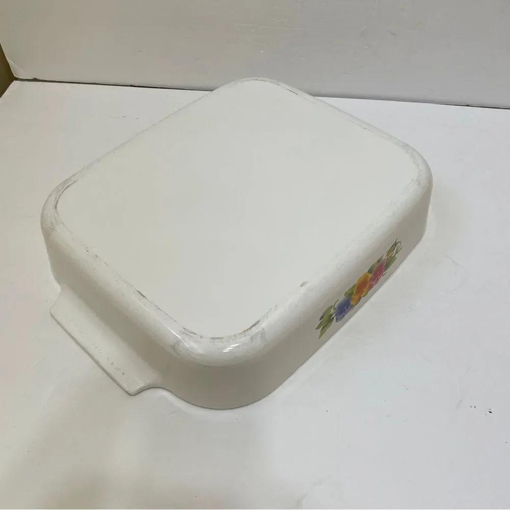 CORNING WARE SUMMER BLUSH ROASTER BAKING‎ DISH